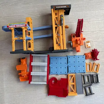 토미카 파워크레인 건설 현장 세트
