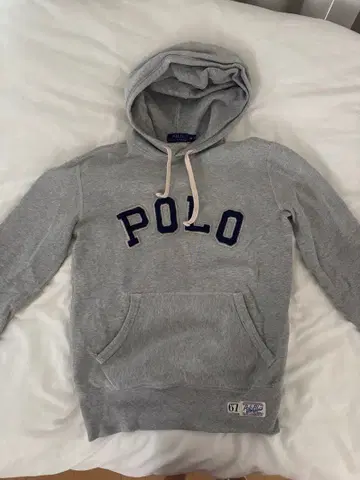 폴로 랄프로렌 그레이 후드티 후드 부착
