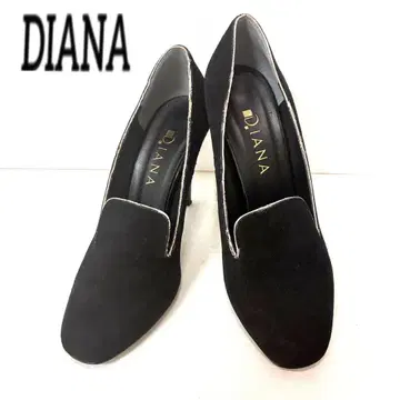 DIANA 다이애나 블랙 스웨이드 펌프스 24.5cm