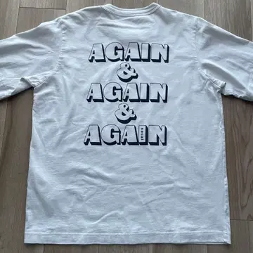 sacal AGAIN & AGAIN & AGAIN 긴팔 티셔츠