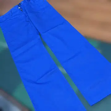 폴스미스 Paul Smith 스키니 팬츠 블루 광택