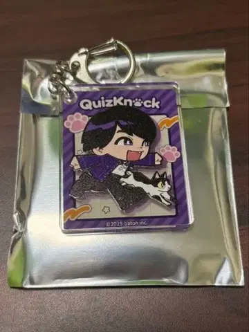 QuizKnock 야마모토 쇼이 아크릴 키링 행운 고양이