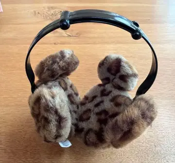 도쿄 디즈니 리조트 미키 표범 무늬 귀도리