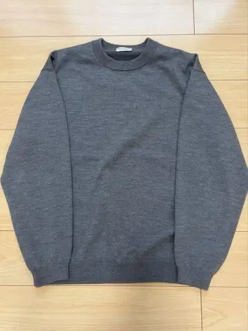 BEAUTY&YOUTH 하이브리드 울 크루넥 니트