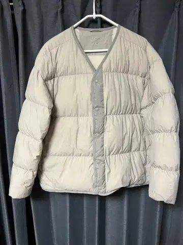 snow peak x beauty&youth 다운 자켓 라이트 그레이