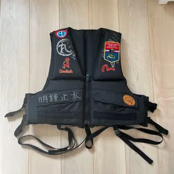 도락 낚시용 구명 조끼 블랙