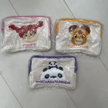 팬더 판다 사가라 파우치 토라짱 미미코 판짱&파판다 세트