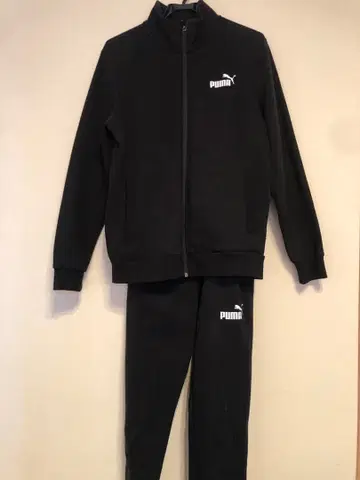 PUMA 남성용 맨투맨 저지 상하의 속기모