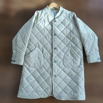 lilasic 코듀로이 퀼팅 코트/L 사이즈 베이지