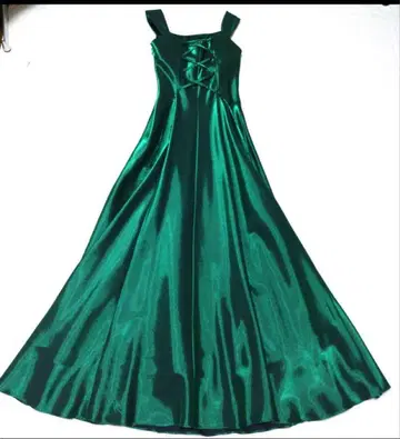 쥬네비비안 새틴 드레스 그린