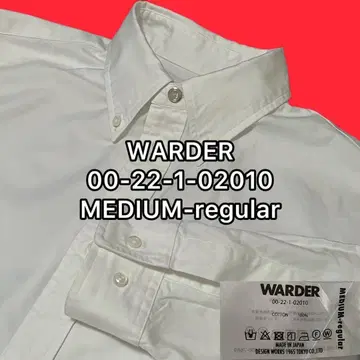 M 화이트 WARDER 오버 사이즈 옥스퍼드 셔츠 일본제