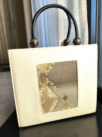 일본 의류용 백 아이보리