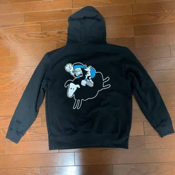 MEANING 후드티 블랙