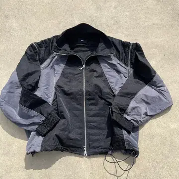 HARE 나일론 자켓 블랙/그레이 사이즈 F