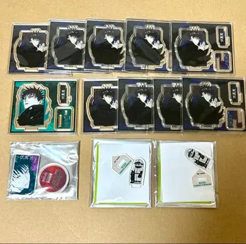 주술회전 후시구로 메구미 아크릴 피규어 지로리 고시엔 세트