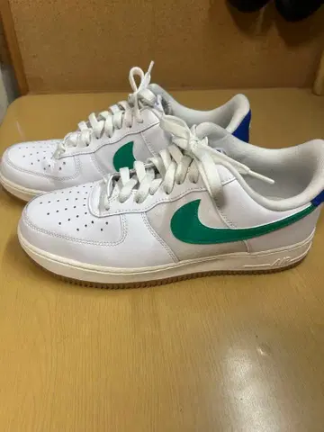 나이키 에어 포스 1 화이트/그린/블루 27.0cm