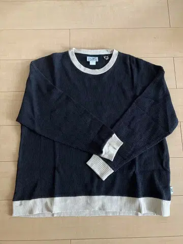 짐 마스터 L 사이즈 긴팔 티셔츠 네이비/아이보리