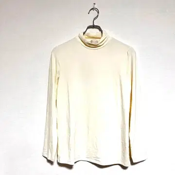 EMM A JAMES 하이넥 무지 상의 심플 M 사이즈 긴팔