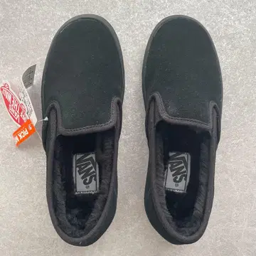 VANS 블랙 슬립온 23cm