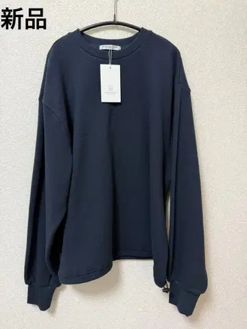 [ 새상품 ] BEAUTY&YOUTH 코튼 더블 페이스 드로스트 풀오버