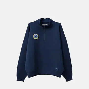 계속 한밤중이면 좋을 텐데. 코즈단 하프 지퍼 맨투맨 네이비