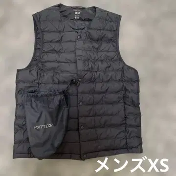 유니클로 PUFFTECH 네이비 다운 베스트 남성용 XS