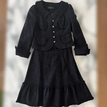 COTOO 셋업 블랙 겉옷 38 스커트 40