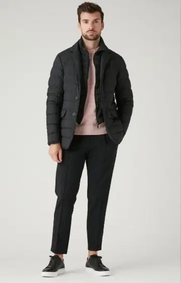 AOURE 아울 블랙 다운 자켓