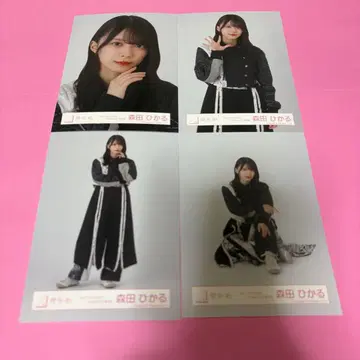 사쿠라자카46 모리타 히카루 브로마이드 Addiction 블랙 의상 컴프