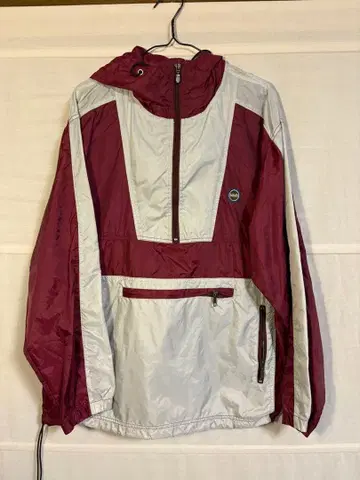 나일론 풀오버 아노락 자켓 90s Y2K 스포츠 구제 의류