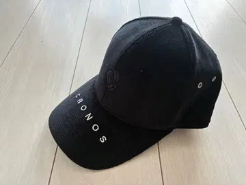 CRONOS 코듀로이 블랙 캡