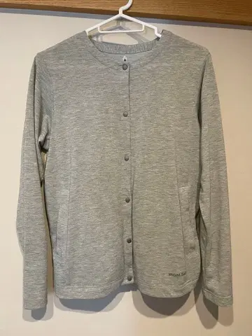 mont-bell 그레이 가디건 L 사이즈