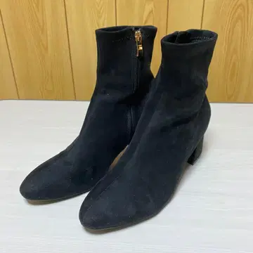 RANDA 소프트 스트레치 숏부츠 청키힐