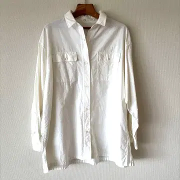 [ 새상품급 ] Plage 화이트 긴팔 셔츠