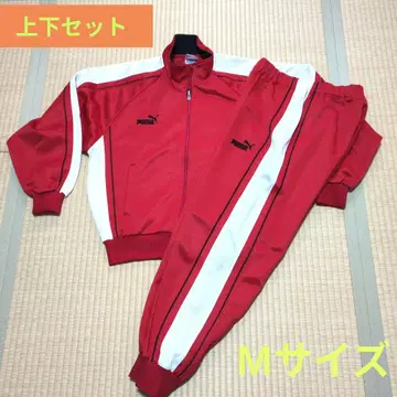 PUMA 상하의 세트 저리 M 사이즈 레드