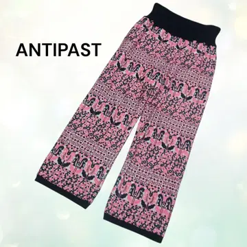 ANTIPAST  팬츠 총자수 올 패턴 이소재