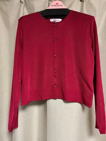 갤러리 비스콘티 리본 포함 가디건 사이즈 2