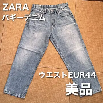 [새상품급] ZARA 배기 데님 허리 EUR44 라이트 블루