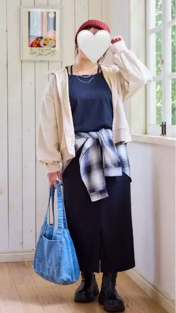 [ 새상품 ] 시마무라 오카다유리 슬림 숏 기장 블루종 5L