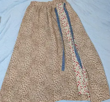 RNA 치비 레오파드 스커트 베이지