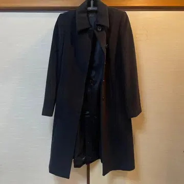 여성용 블랙 코트