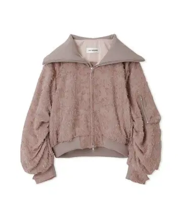 [ 새상품급 ] LILY BROWN 컷 자카드 블루종