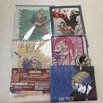 원피스 제일복권 클리어 파일 타월 조로 상디 로 코라손