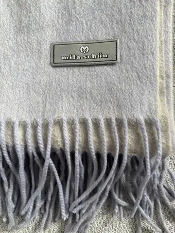 mila schon 캐시미어 100% 스톨 라이트 블루