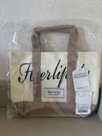 HLT 미니 토트 ivory 루미네 신주쿠