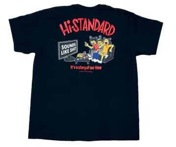 [ 새상품 ] Hi-STANDARD SLS TEE 블랙 L