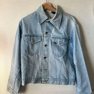 라이트 블루 숏 데님 자켓