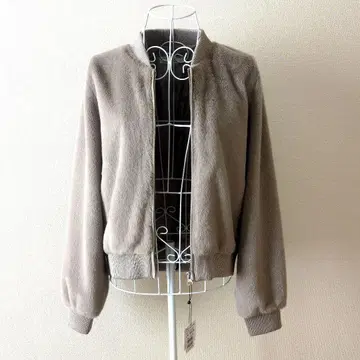 FENNEL 택 포함 미사용 새상품 29000엔 퍼 블루종 그레이