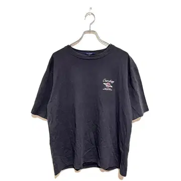 백 넘버 남성용 자수 티셔츠 XL 사이즈 반팔 면 100%