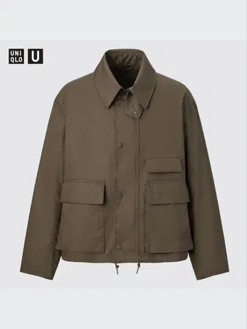 유니클로U 유틸리티 숏 블루종